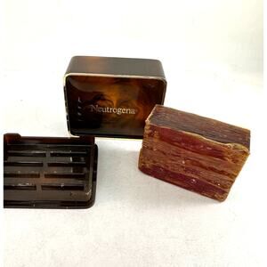 Neutrogena Travel size glycerin soap and travel case Vintage